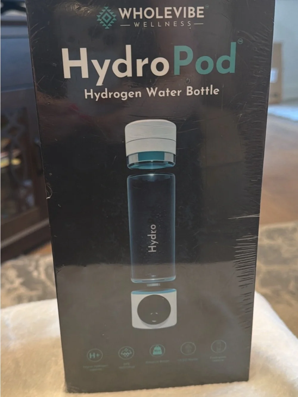 HydroPod Hydrogen Water Bottle - White new